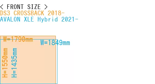 #DS3 CROSSBACK 2018- + AVALON XLE Hybrid 2021-